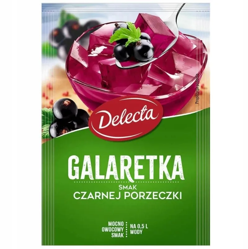Delecta Jelly Gust de coacăze negre 70 g — preț și oferte