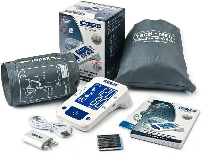 Tech-Med Dispozitiv digital de măsurare a tensiunii arteriale și a pulsului ... — preț și oferte