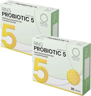 Ring Probiotic 5 20 capsule Multi-pack x 2