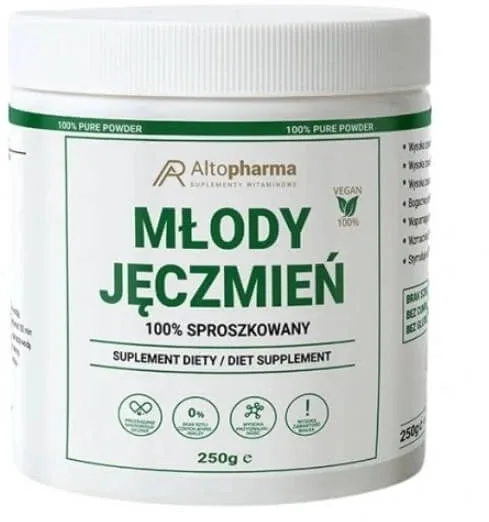 Altopharma Orz tânăr pulbere 250 g — preț și oferte