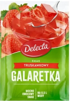 Delecta Jelly cu aromă de căpșuni 70 g