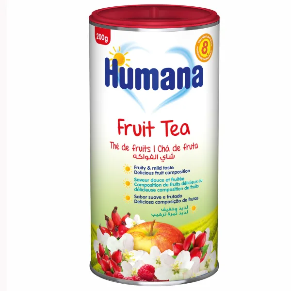 Ceai fructe 8+ luni, Humana | 200 g — preț și oferte