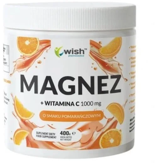 Wish Citrat de magneziu Portocaliu 400g — preț și oferte