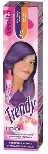 VENITA TRENDY COLOR Spumă 40 Purple Fantasy 75 ml — preț și oferte