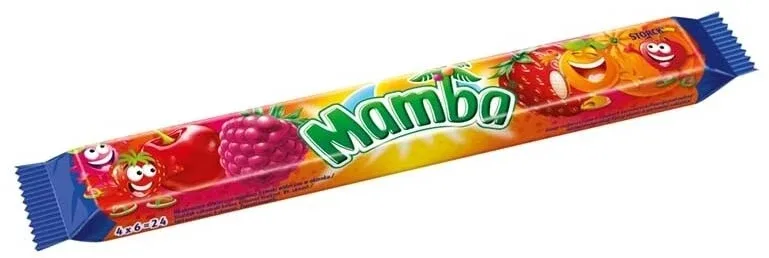 Mamba Gumă instant cu aromă de fructe 106 g (Date ... — preț și oferte