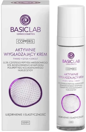 BasicLab Copperis Active Smoothing Cremă de zi 0,3% ...