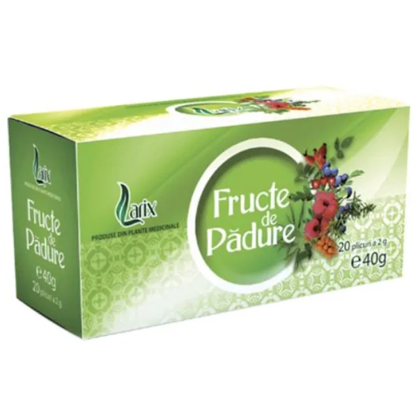 Ceai Fructe de Padure, Larix | 20 plicuri LARIX INFINITY — preț și oferte