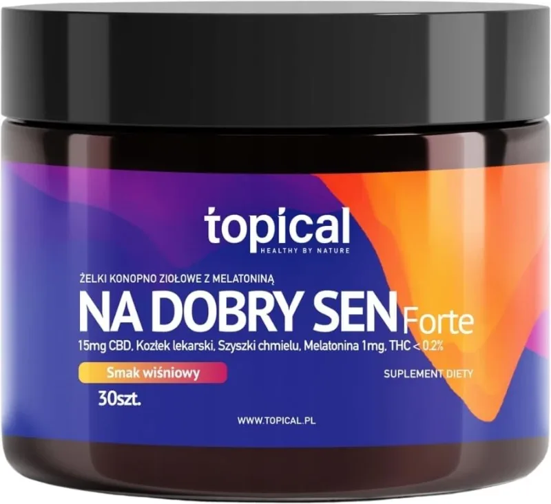 Topical Good Sleep Forte Gelcaps aromă de cireșe 30 bucăți — preț și oferte