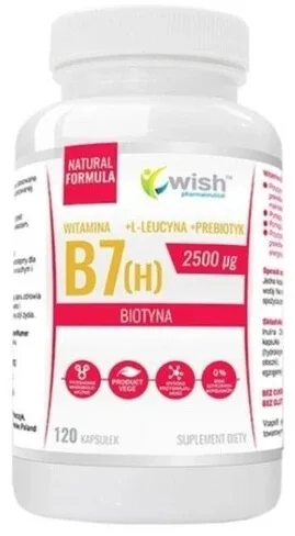 Wish Vegan Vitamina B7 2500 120 capsule