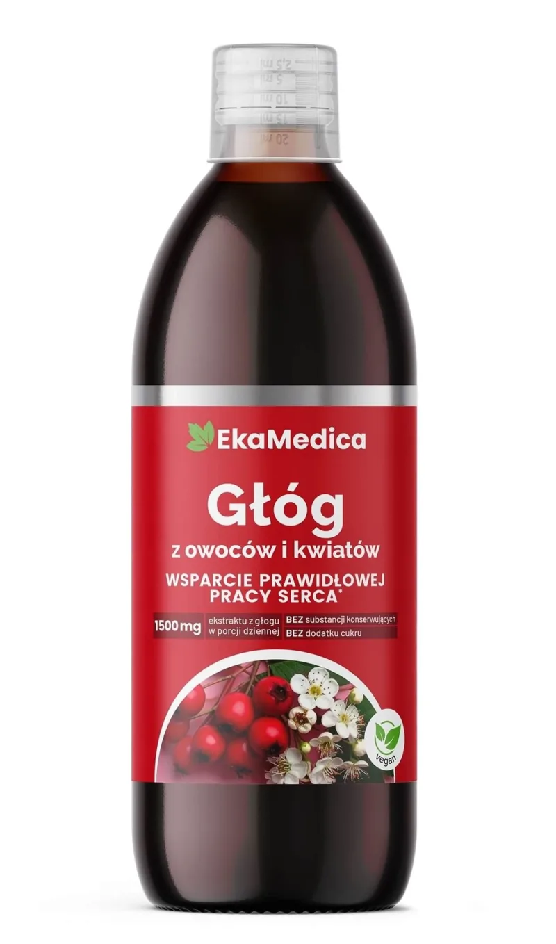Ekamedica Hawthorn fructe și flori 500 ml — preț și oferte