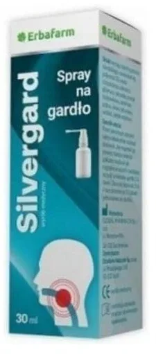 ERBAFARM Silvergard spray bucal 30 ml — preț și oferte