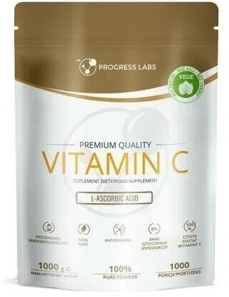 PROGRESS LABS Acid L-ascorbic Vitamina C 1000 mg 1 kg — preț și oferte