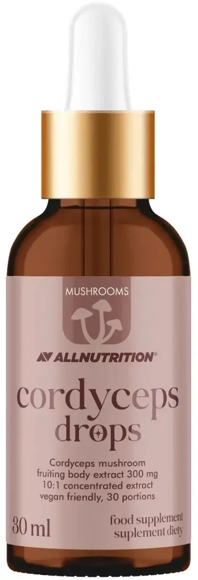 Allnutrition Ciuperci Cordyceps picături 30 ml — preț și oferte