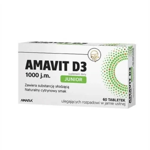 Amavit D3 JUNIOR 1000 UI. 60 comprimate — preț și oferte