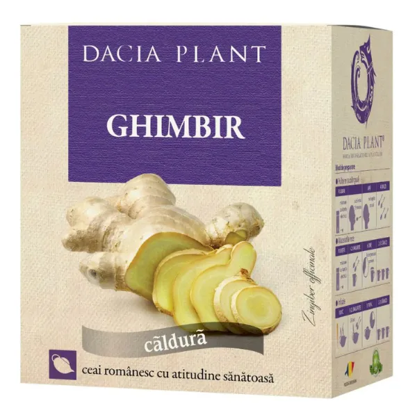 Ceai Ghimbir, Dacia Plant | 50 g — preț și oferte