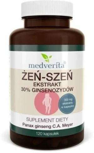 Medverita Extract de ginseng 30% 120 capsule