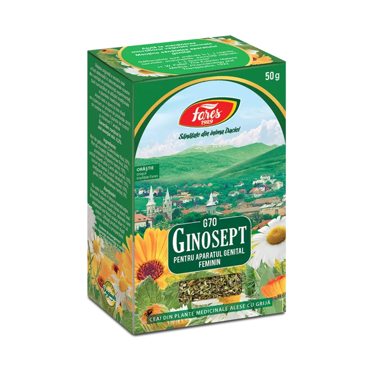 Ceai Ginosept uz extern si intern, Fares | 50 g — preț și oferte