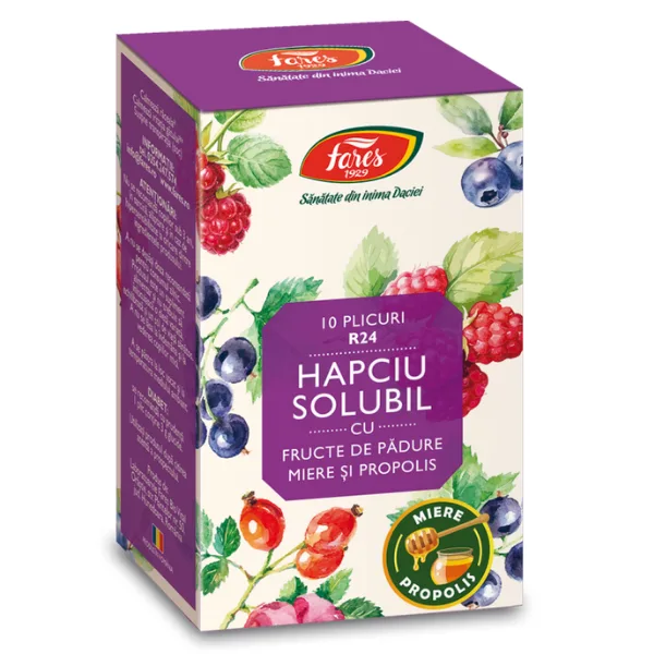 Ceai HAPCIU solubil cu fructe de padure, Fares | 10 plicuri — preț și oferte
