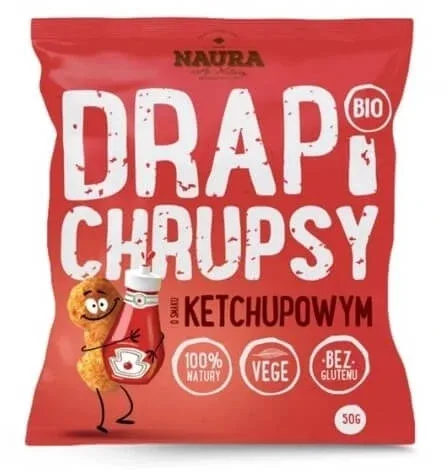 Naura Drapi BIO Ketchup chipsuri 50 g — preț și oferte