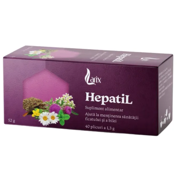 Ceai Hepatil, Larix | 40 plicuri LARIX INFINITY — preț și oferte