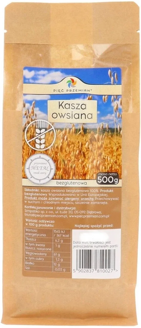 Five Transformations Fulgi de ovăz fără gluten 500 g — preț și oferte