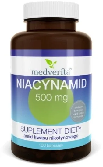 Medverita Niacinamidă 500 mg 100 capsule — preț și oferte