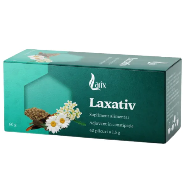Ceai Laxativ, Larix | 40 plicuri LARIX INFINITY — preț și oferte