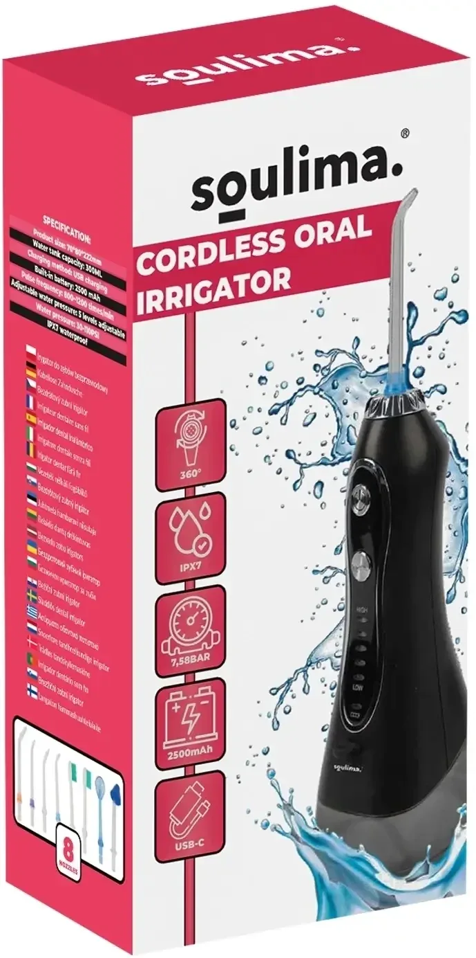 Irigator de dinți fără fir Soulima 25397 — preț și oferte