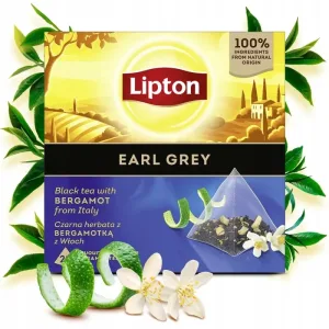 Lipton Earl Grey ceai negru expres cu bergamotă 20 ...