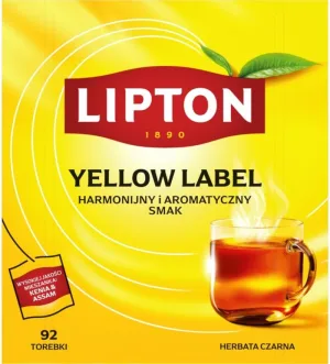 Lipton YELLOW LABEL ceai negru express 92 pungi