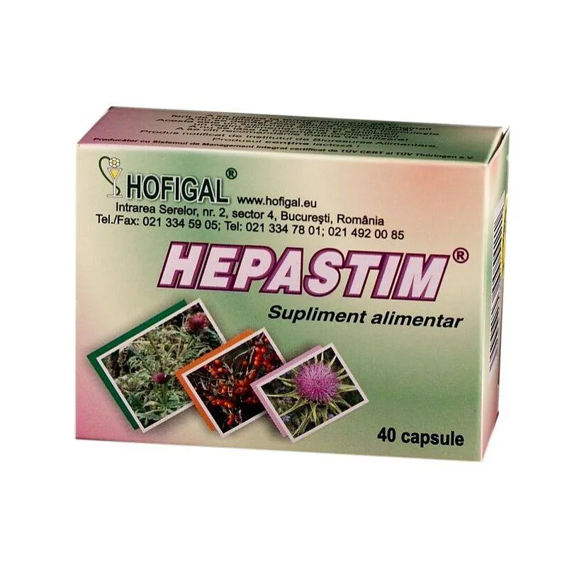Hepastim, 40 capsule, Hofigal — preț și oferte