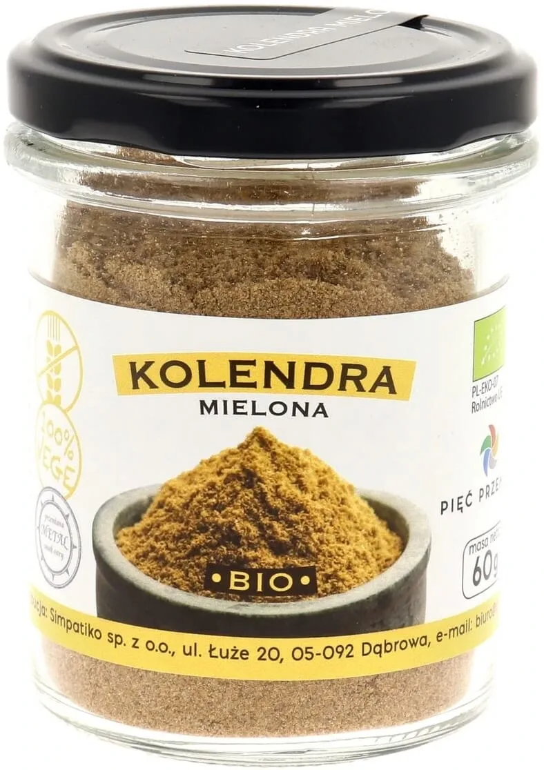 Cinci transformări Coriandru măcinat BIO 60 g — preț și oferte