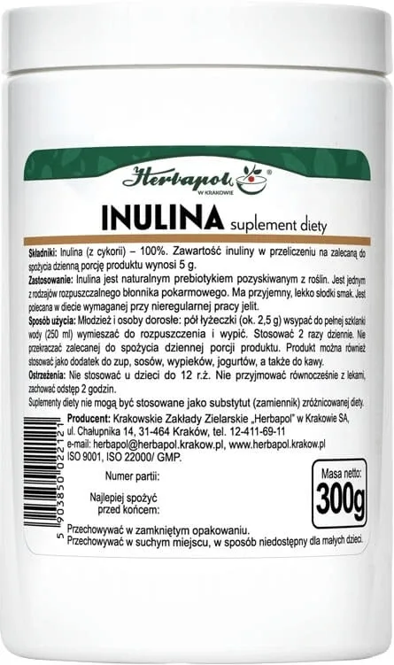Inulină 300 g — preț și oferte