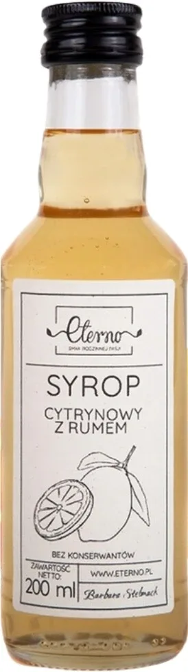 Sirop de rom cu lămâie Eterno 200 ml — preț și oferte