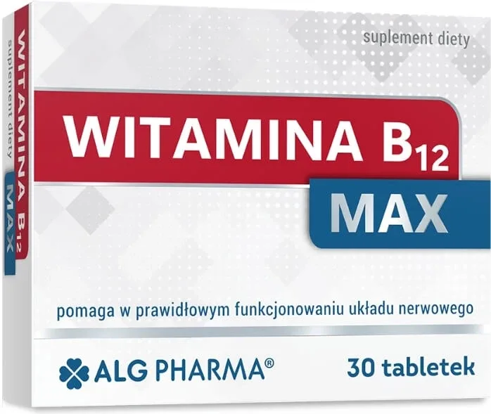 ALG Pharma Vitamina B12 Max 30 comprimate — preț și oferte