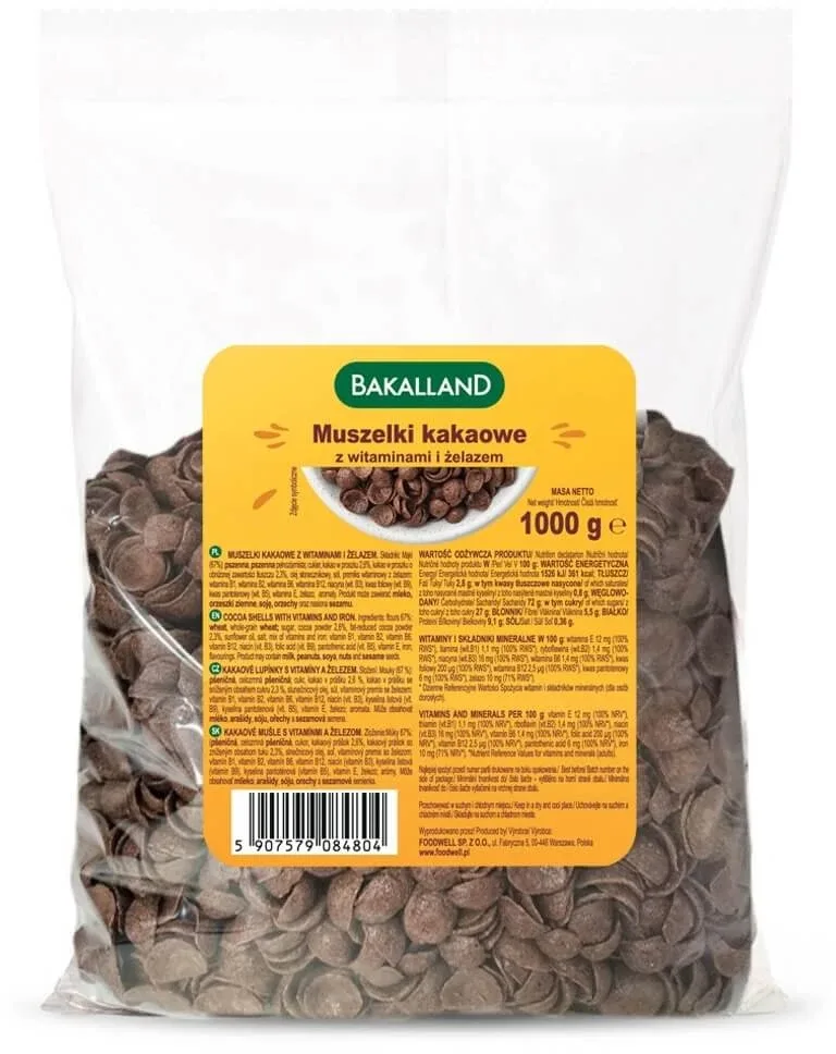 Bakalland Shells Cacao 1 kg — preț și oferte