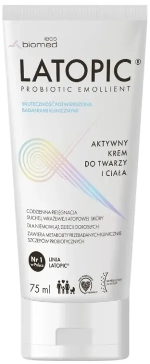 Latopic Cremă activă pentru față și corp, 75 ml