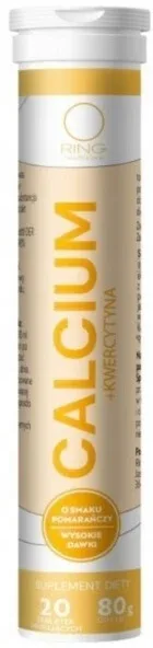 Ring Calcium + Quercetin 20 comprimate efervescente