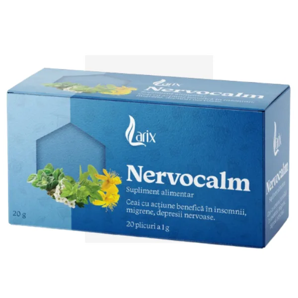 Ceai Nervocalm, Larix | 20 plicuri LARIX INFINITY — preț și oferte