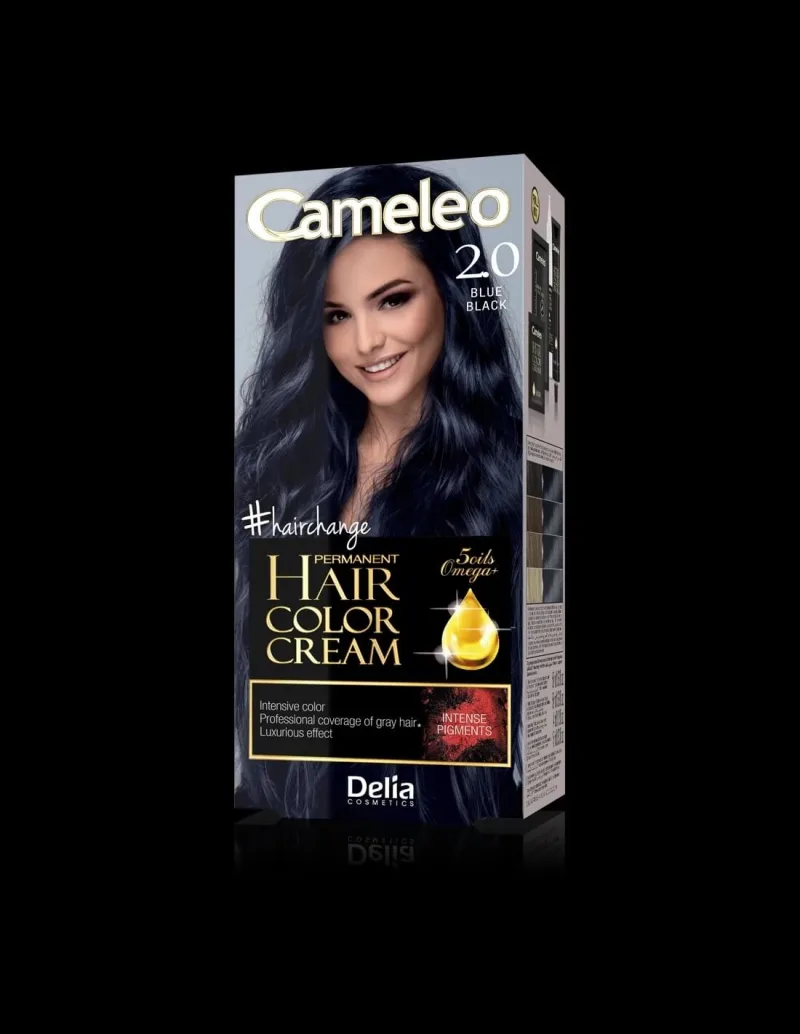 DELIA CAMELEO Omega II 2.0 Albastru Vopsea de păr negru Delia Cosmetics — preț și oferte