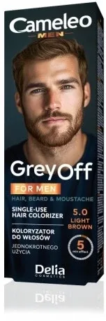 DELIA CAMELEO MEN GREY OFF Vopsea de păr 5.0 Maro deschis 2 ... Delia Cosmetics — preț și oferte