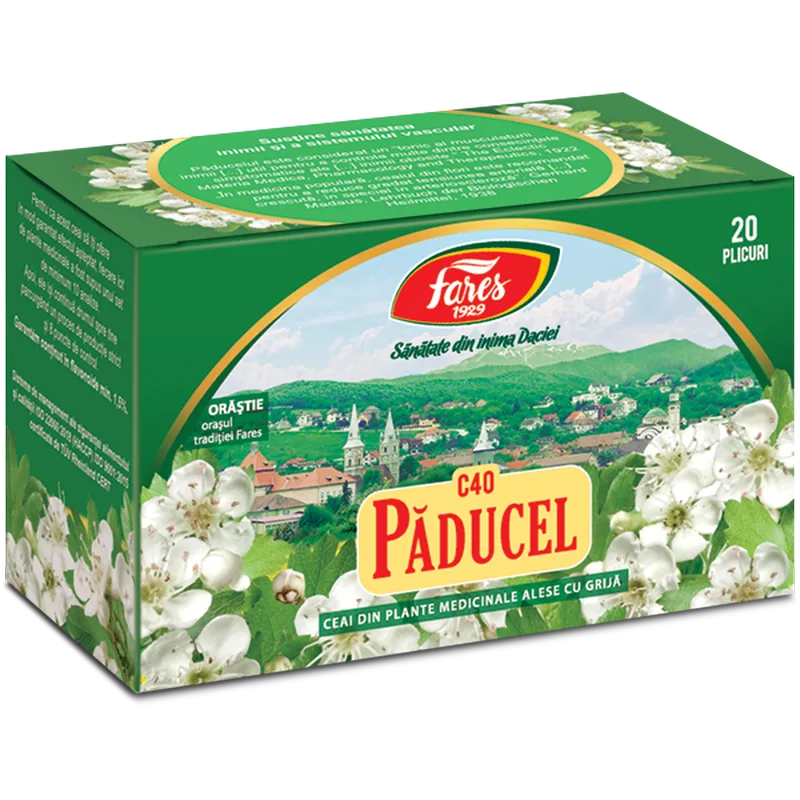 Ceai Paducel, Fares | 20 plicuri — preț și oferte