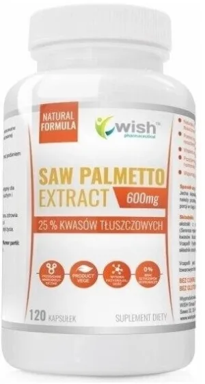 Wish Saw Palmetto Extract 600 mg 120 capsule