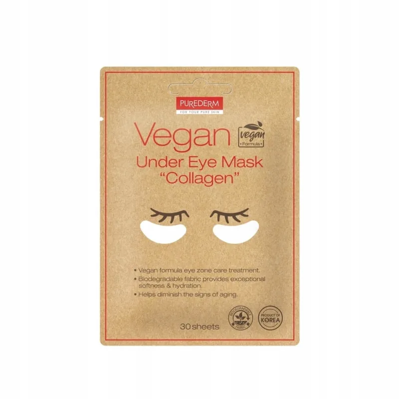 Purederm Vegan tampoane pentru ochi cu colagen 30 bucăți — preț și oferte