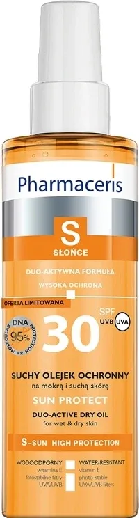 Pharmaceris S Sun Ulei de protecție solară SPF 30 200 ml — preț și oferte