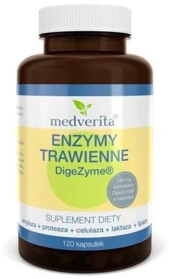 Medverita Enzime digestive 120 capsule — preț și oferte