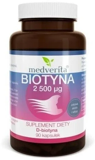 Medverita Biotin 2500 mcg 90 capsule — preț și oferte