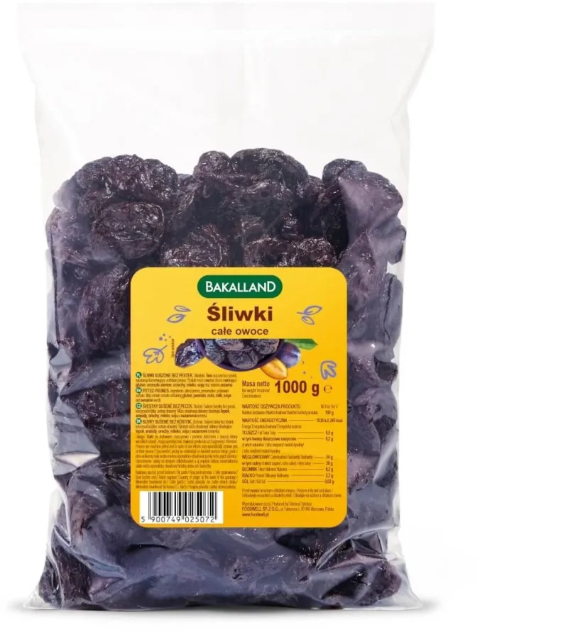 Bakalland Prune uscate 1 kg — preț și oferte