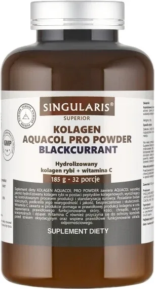 SINGULARIS Colagen de pește 100% + vitamina C coacăz 185g — preț și oferte