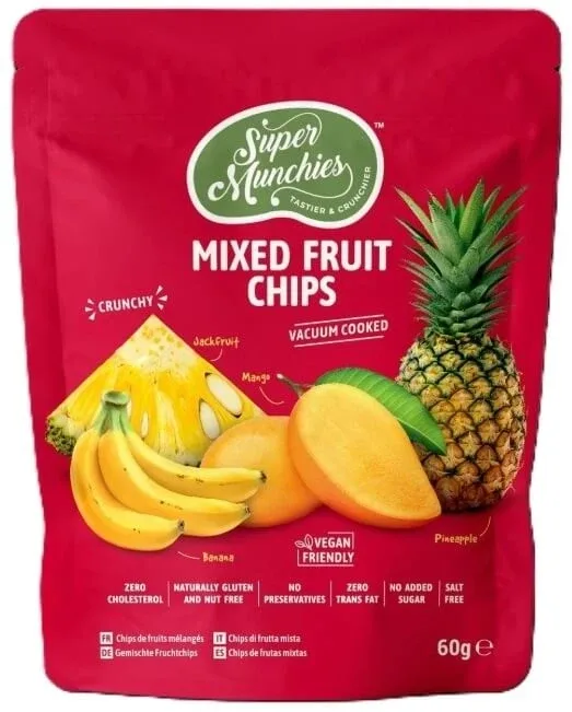 Super Munchies chipsuri cu fructe 60 g — preț și oferte